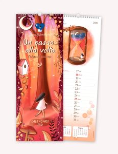Calendario Un passo alla volta 2026 16,5x45 Akena