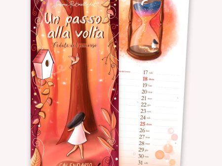 Calendario Un passo alla volta 2026 16,5x45 Akena