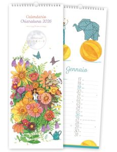 Calendario Chiaraluna 2026 16,5x45 Akena