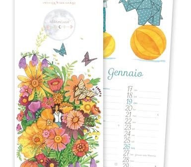 Calendario Chiaraluna 2026 16,5x45 Akena