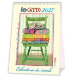 Calendario 2027 da tavolo io gatto ed baldo